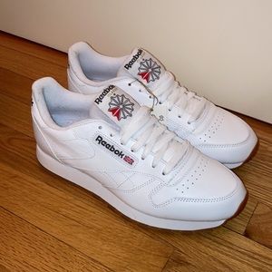 Reebok classic white leather sneakers
